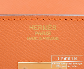 Hermes　Birkin bag 30　Mango　Epsom leather　Gold hardware