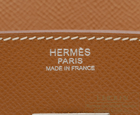 Hermes　Birkin bag 30　Gold　Epsom leather　Silver hardware