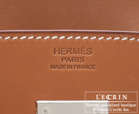 Hermes　Birkin bag 30　Fauve　Toile H/Barenia　Silver hardware