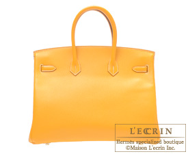 Hermes　Candy　Birkin bag 35　Jaune d'or/Gold yellow　Epsom leather　Champagne Gold hardware