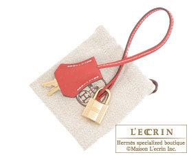 Hermes　Candy　Birkin bag 35　Rouge casaque　Epsom leather　Champagne Gold hardware
