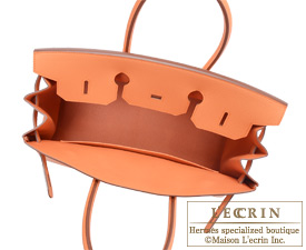 Hermes　Birkin bag 35　Mango　Epsom leather　Silver hardware