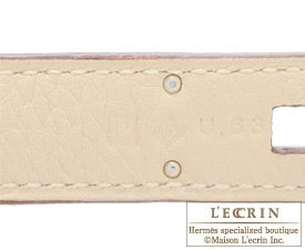 Hermes　Birkin bag 30　Parchemin　Clemence leather　Silver hardware