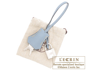 Hermes　Birkin bag 35　Blue lin/Linen blue　Togo leather　Silver hardware