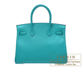 Hermes　Birkin bag 30　Blue paon　Epsom leather　Gold hardware