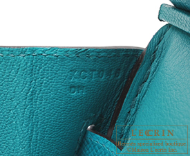 Hermes Birkin bag 30 Blue paon Epsom leather Gold hardware