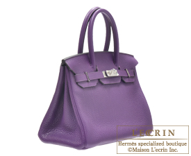 Hermes Birkin bag 30 Ultraviolet 