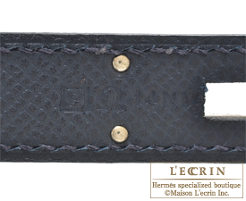 Hermes　Birkin bag 35　Blue indigo/Indigo blue　Epsom leather　Silver hardware 