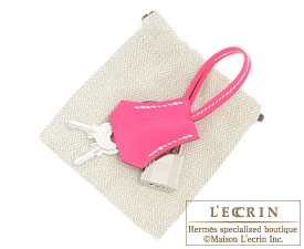 Hermes　Birkin bag 25　Flamingo　Togo leather　Silver hardware
