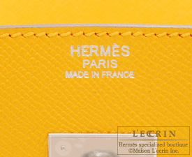 Hermes　Birkin bag 30　Jaune d'or　Epsom leather　Silver hardware