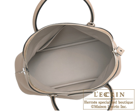 Hermes　Bolide bag 31　Gris tourterelle　Clemence leather　Silver hardware