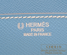 Hermes　Birkin bag 35　Gold/Blue jean　Epsom leather　Silver  hardware