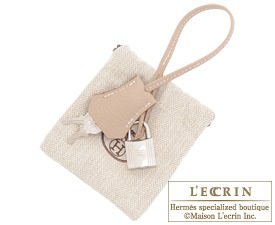 Hermes　Birkin bag 35　Argile　Clemence leather　Silver hardware
