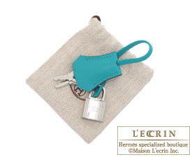 Hermes　Birkin bag 25　Blue paon　Epsom leather　Silver hardware