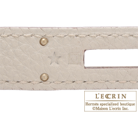 Hermes　Birkin bag 35　Mykonos/Pearl grey　Clemence leather　Silver  hardware