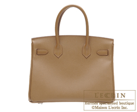 Hermes　Birkin bag 30　Alezan　Epsom leather　Silver hardware