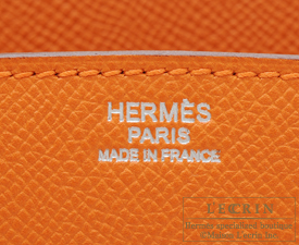 Hermes　Birkin bag 30　Orange　Epsom leather　Silver hardware
