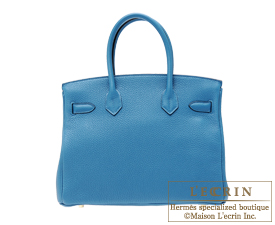 Hermes　Birkin bag 30　Cobalt　Togo leather　Gold hardware
