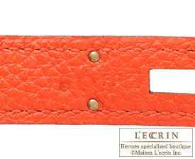 Hermes　Birkin bag 30　Capucine　Togo leather　Gold hardware