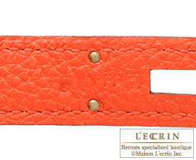 New Hermes color! Capucine (30cm Togo Leather)