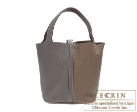 Hermes　Birkin bag 30　Etain/Etoupe grey　Clemence leather　Silver hardware