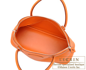 Hermes　Bolide bag 31　Orange　Clemence leather　Silver hardware