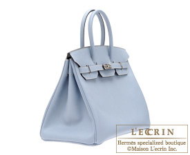 Hermes　Birkin bag 35　Blue lin/Linen blue　Epsom leather　Silver hardware 