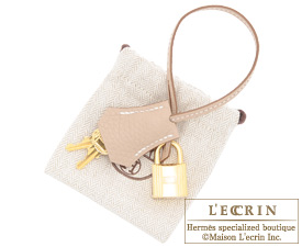 Hermes　Birkin bag 35　Argile beige　Clemence leather　Gold hardware