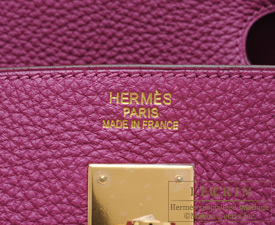 Hermes　Birkin bag 40　Tosca　Togo leather　Gold hardware