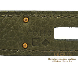 Hermes　Birkin bag 35　Canopee/Canopee green　Togo leather　Gold hardware