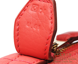 Hermes　Bolide bag 31　Bougainvillier　Clemence leather　Gold hardware