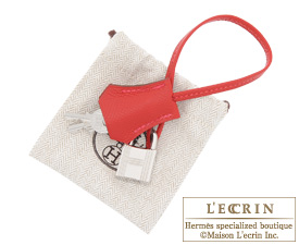 Hermes　Birkin bag 35　Rouge casaque　Epsom leather　Silver hardware