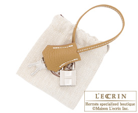 Hermes　Birkin bag 35　Kraft/Kraft beige　Clemence leather　Silver hardware