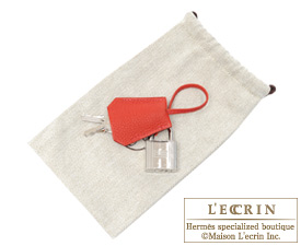 Hermes　JPG Shoulder　Birkin bag 30　Geranium/Geranium red　Togo leather　Silver hardware