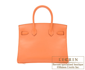 Hermes　Birkin bag 30　Mango　Epsom leather　Silver hardware