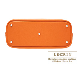 Hermes　Bolide bag 35　Orange　Clemence leather　Silver hardware