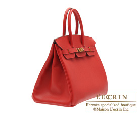 Hermes　Birkin bag 35　Rouge casaque　Epsom leather　Gold hardware 
