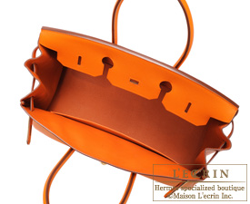 Hermes　Birkin bag 35　Orange　Epsom leather　Gold hardware 