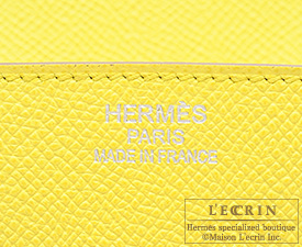 Hermes　Birkin bag 35　Soufre　Epsom leather　Silver hardware