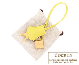Hermes　Birkin bag 35　Soufre　Epsom leather　Gold hardware 