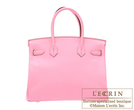 Hermes　Birkin bag 30　Pink　Epsom leather　Silver hardware