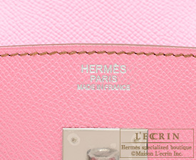 Hermes　Birkin bag 30　Pink　Epsom leather　Silver hardware