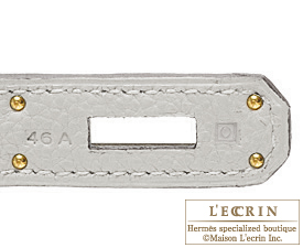 Hermes　Birkin bag 35　Pearl grey/Gris perle　Togo leather　Gold hardware