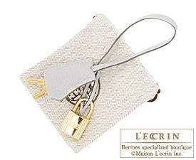 Hermes　Birkin bag 35　Pearl grey/Gris perle　Togo leather　Gold hardware