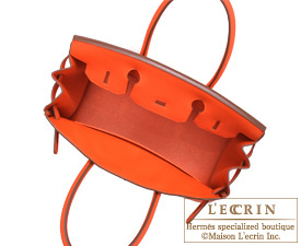 Hermes　Birkin bag 30　Capucine　Togo leather　Silver hardware