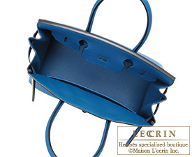 Hermes　Birkin bag 30　Blue de galice　Togo leather　Gold hardware
