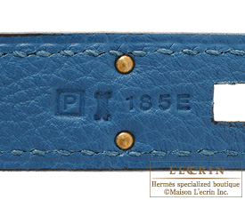 Hermes　Birkin bag 30　Blue de galice　Togo leather　Gold hardware