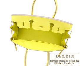 Hermes　Birkin bag 30　Soufre　Epsom leather　Gold hardware