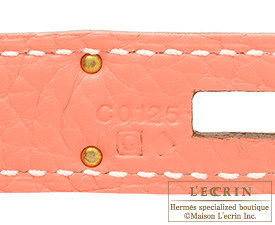 Hermes　Birkin bag 35　Crevette　Clemence leather　Gold hardware