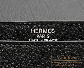 Hermes　Sac a depeche 41　briefcase　Black　Togo leather　Silver hardware